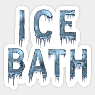 Ice bath Sticker